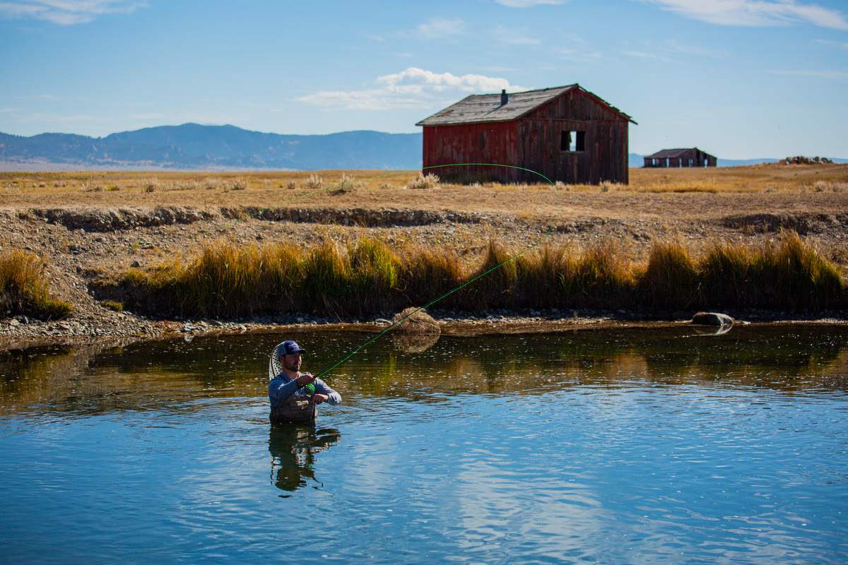 Fly-fishing lifestyle shoot in Colorado