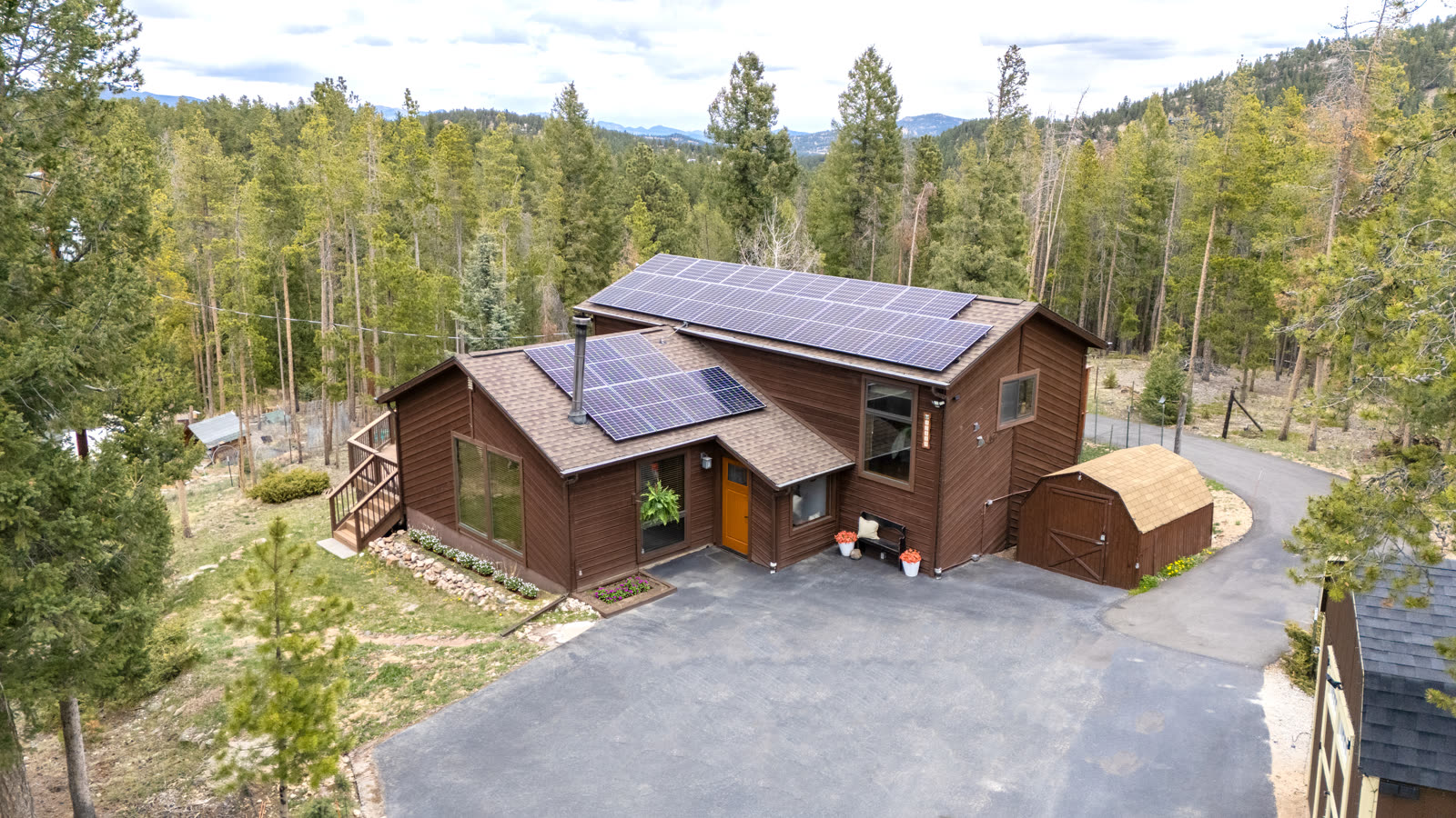 Drone aerial photo — Colorado from above
