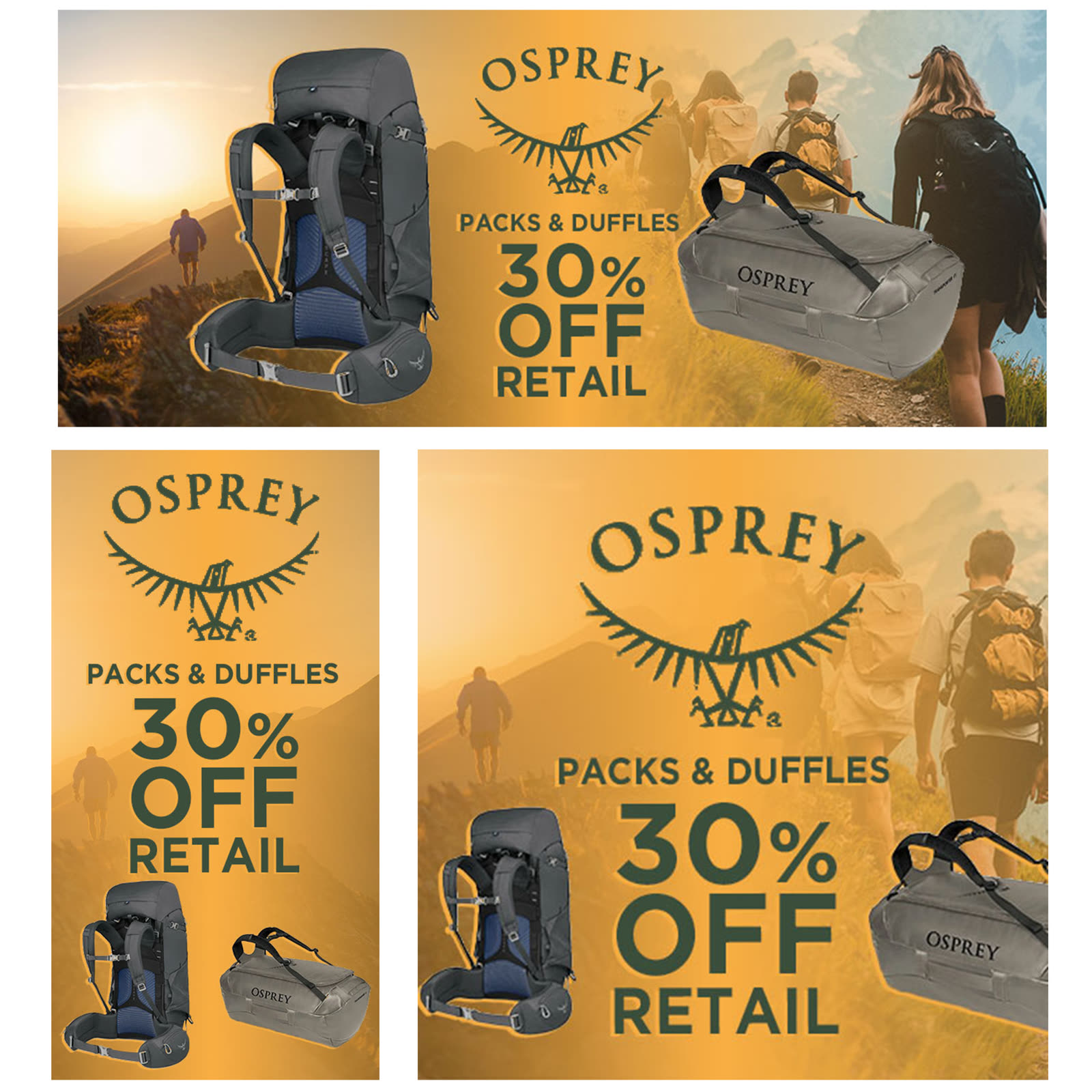 Brand banner design — Osprey