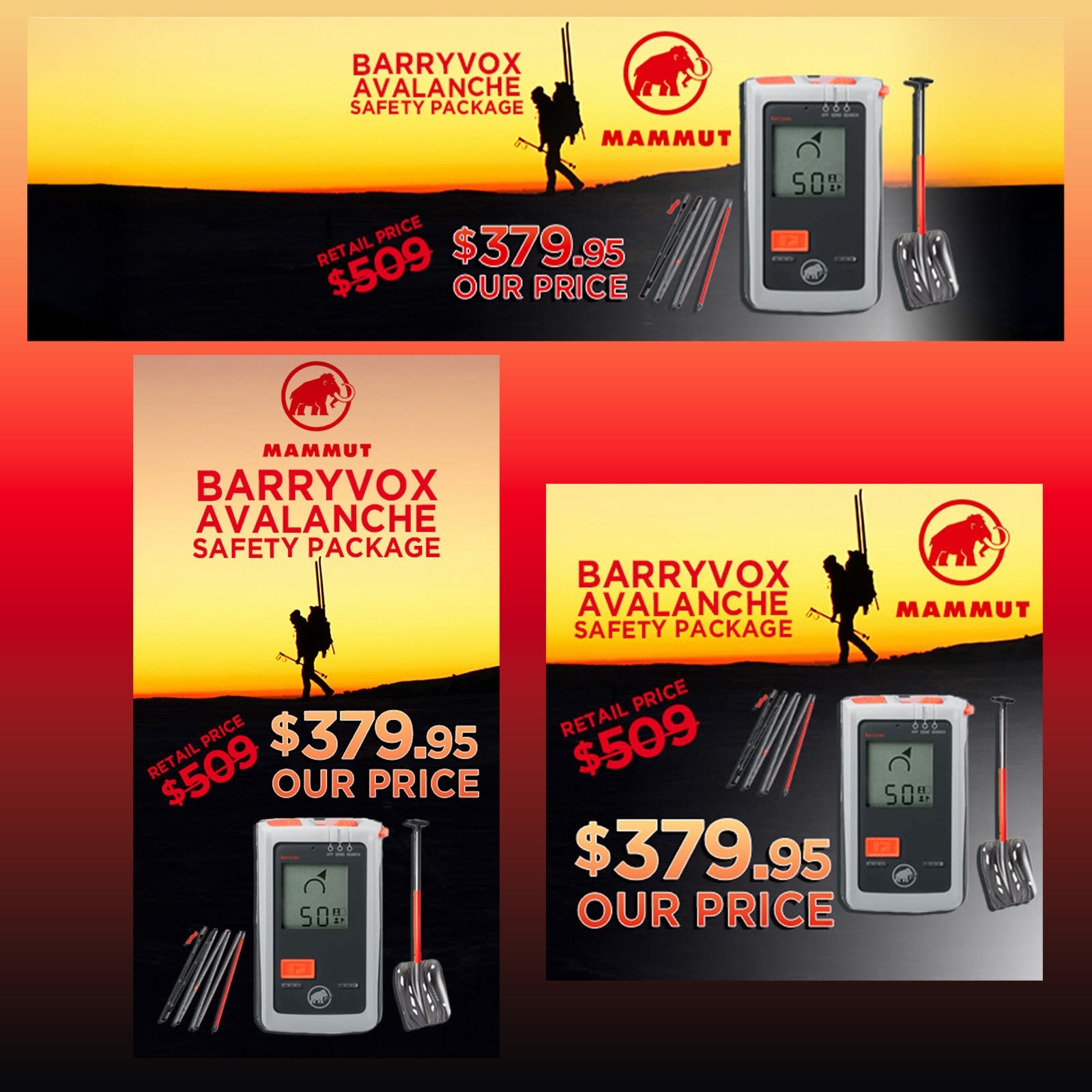 Brand banner design — Mammut
