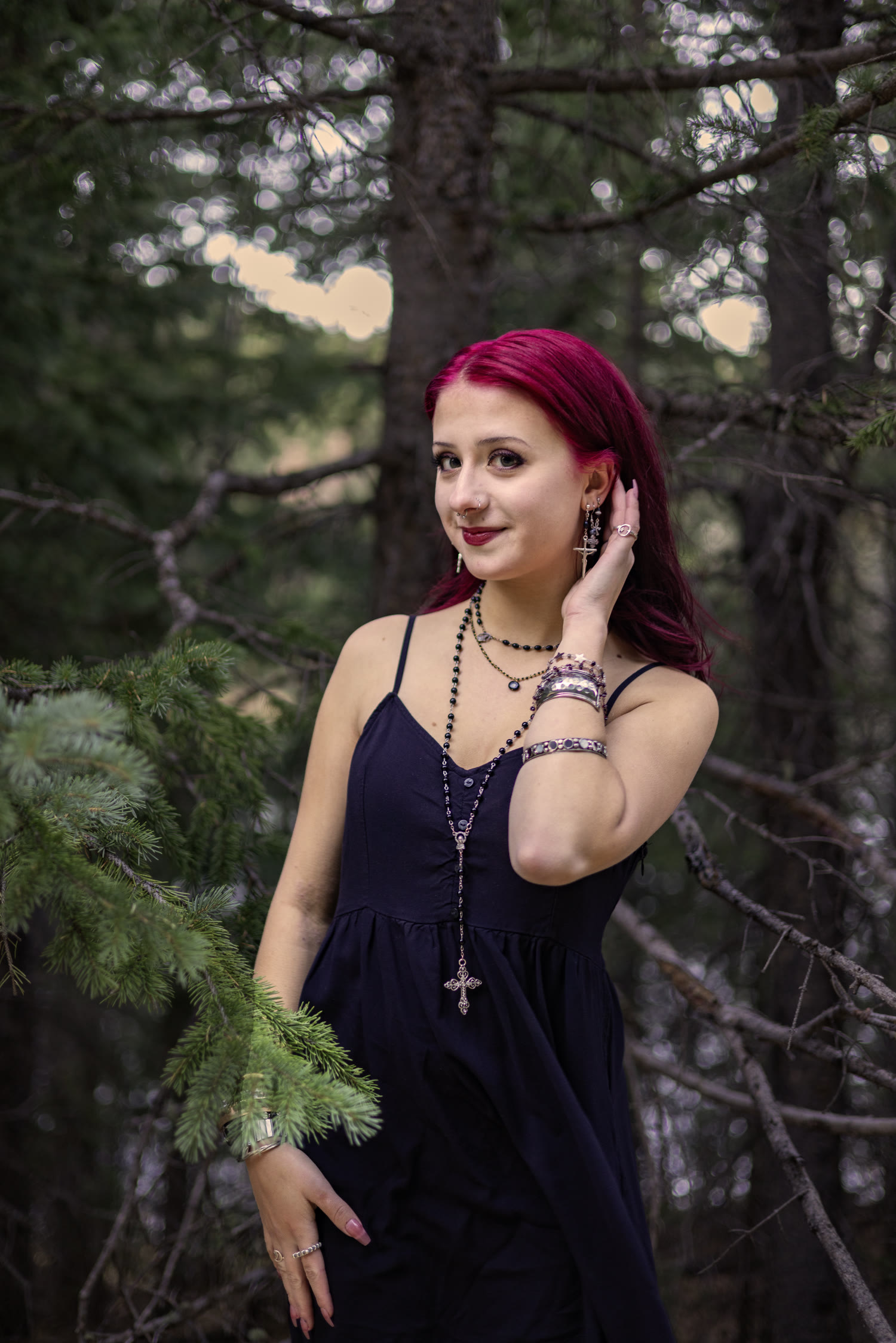 Senior portrait session in the Rockies