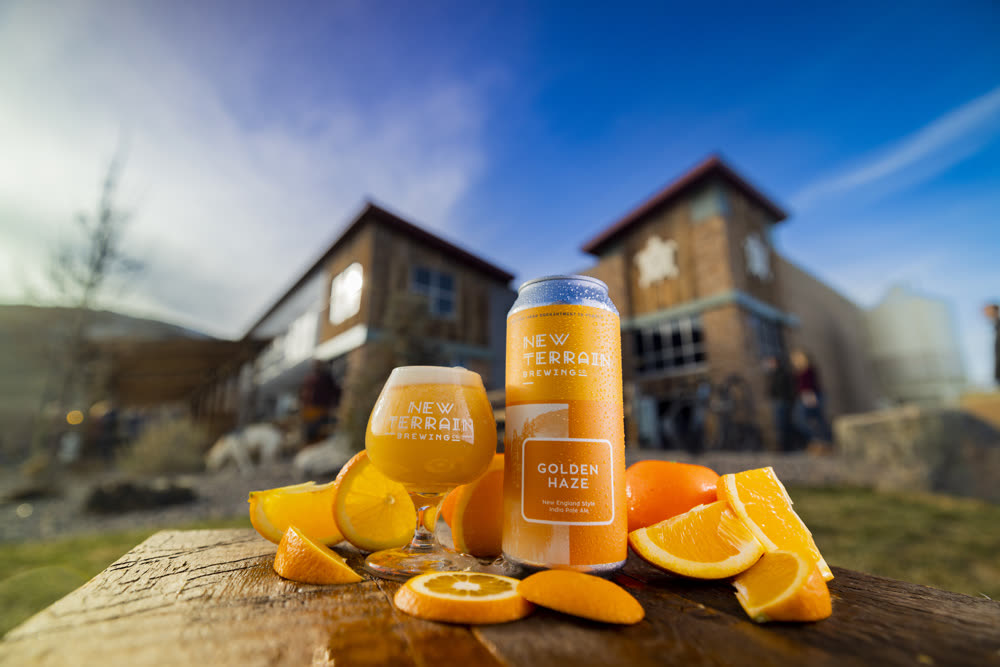 Beverage product photography — craft beer can, Colorado