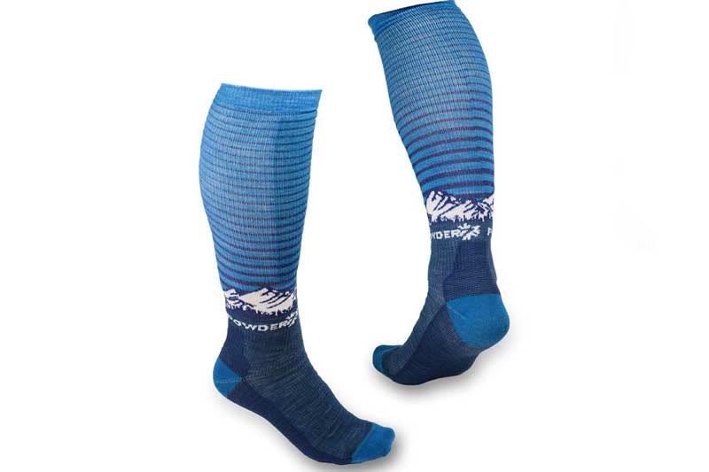 Apparel product photography — socks, white background