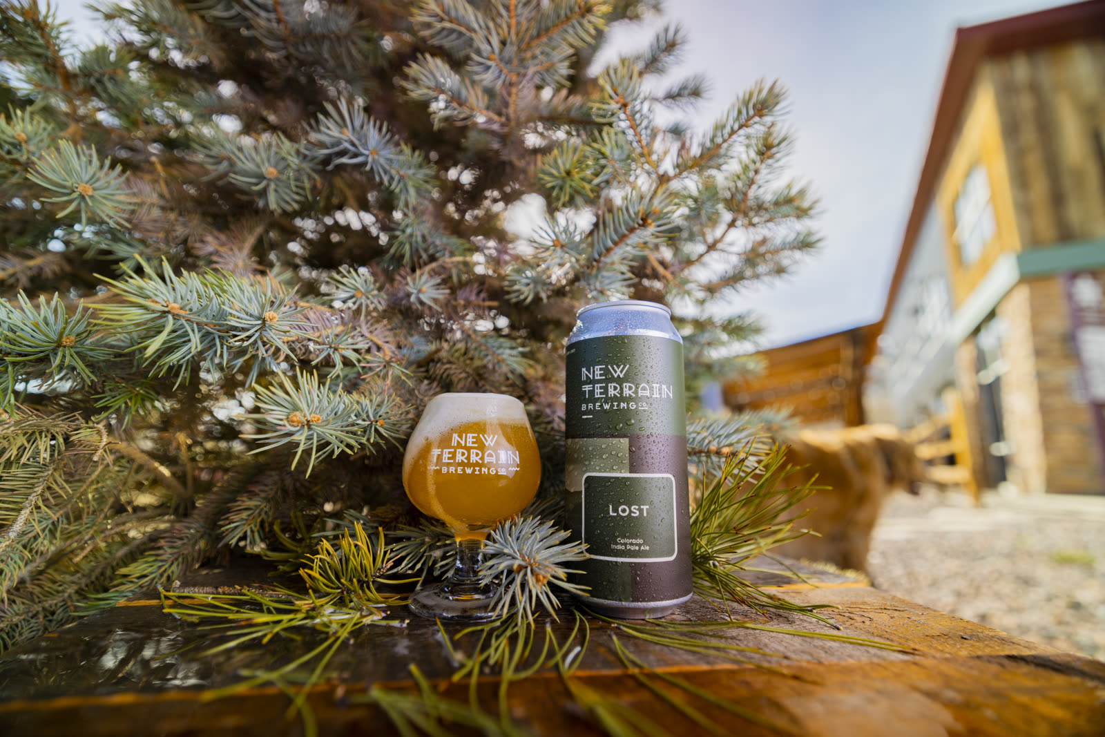 Beverage product photography — craft beer can, Colorado