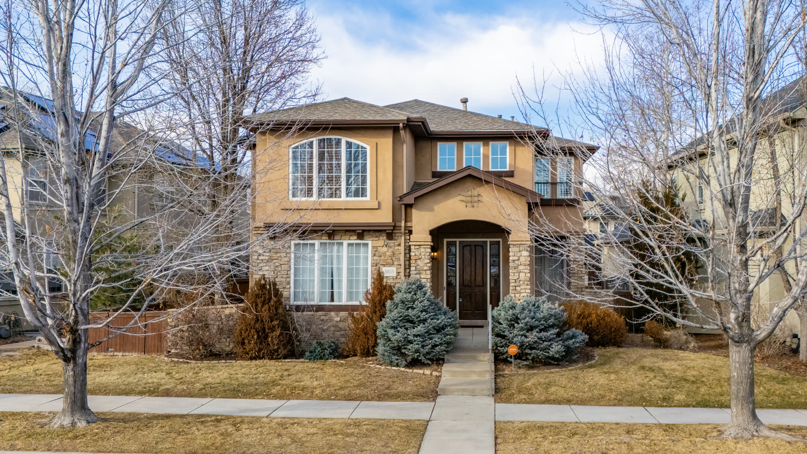 Aerial drone real estate photo — Colorado property